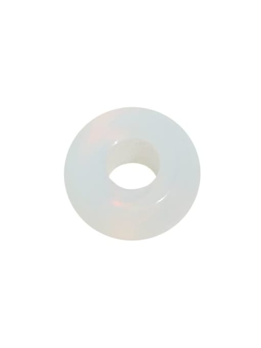 synthetic opal 925 Sterling Silver Carnelian Geometric Minimalist Huggie Earring [Single+Only One]
